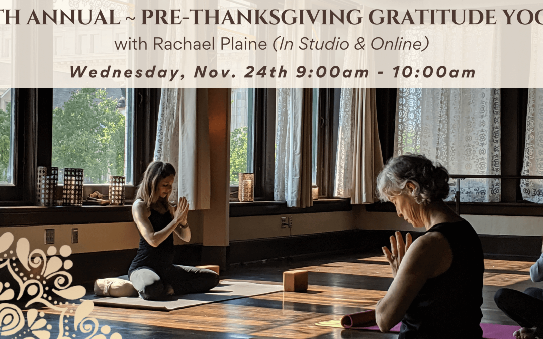 FREE: 4th Annual Gratitude Yoga